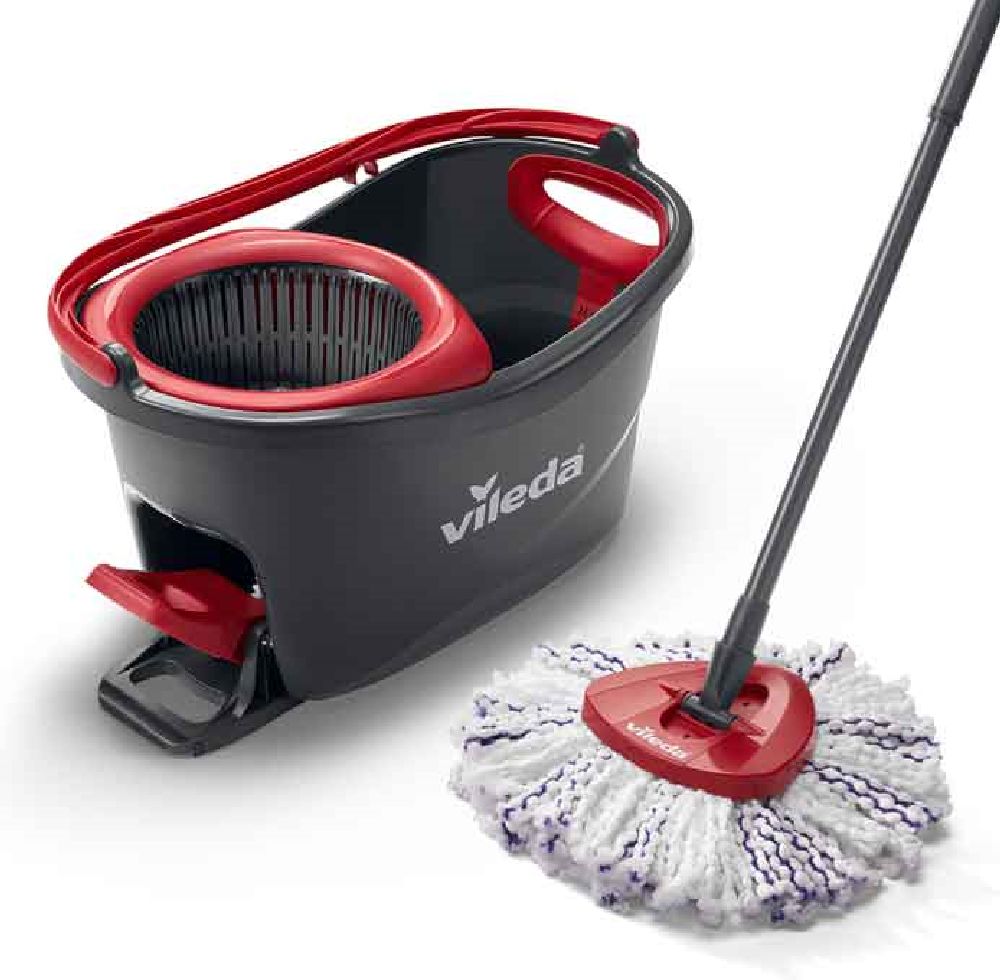 Vileda Turbo 3w1 Microfibre serpillière avec seau et manche 167751