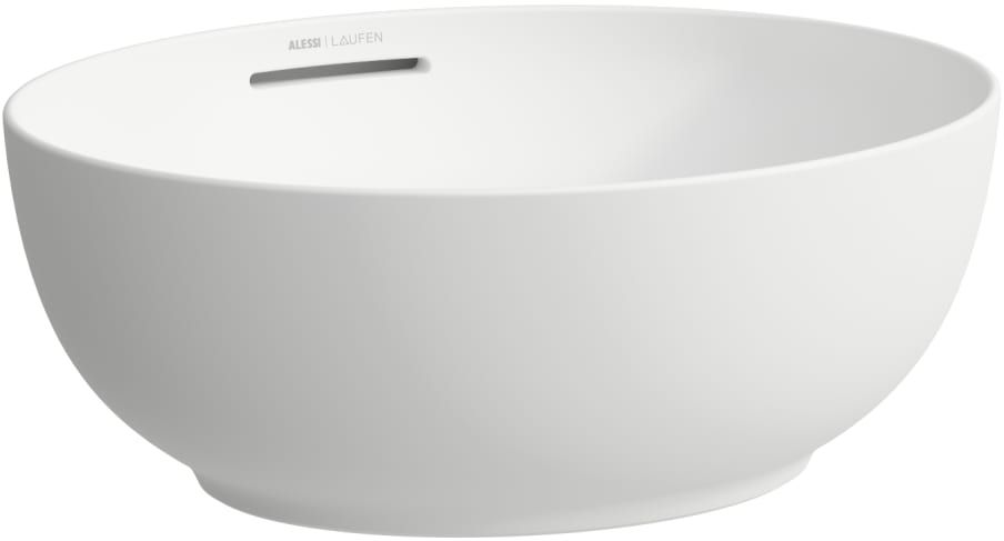 Laufen Ilbagnoalessi lavabo 45x40 cm ovale à poser blanc mat H8189767571091