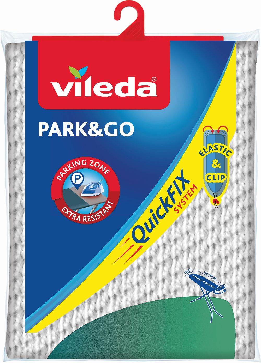 Vileda Park&Go housse pour table à repasser 130x45 cm 172219