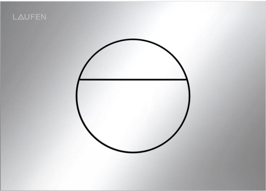 Laufen Ineo bouton de chasse d'eau pour WC chrome brillant H9001120040001