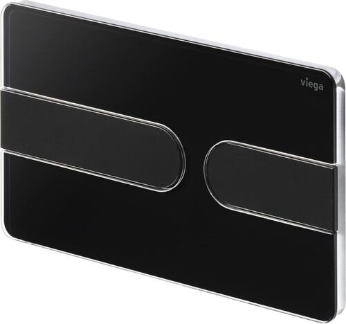 Viega Visign bouton de chasse d'eau pour WC noir 773175