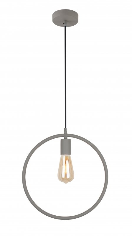 GTV Fija lampe suspendue 1x40 W gris/cendre OS-FI-E27-15-DEC