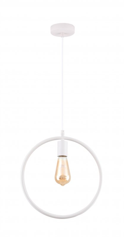 GTV Fija lampe suspendue 1x40 W blanc OS-FI-E27-00-DEC