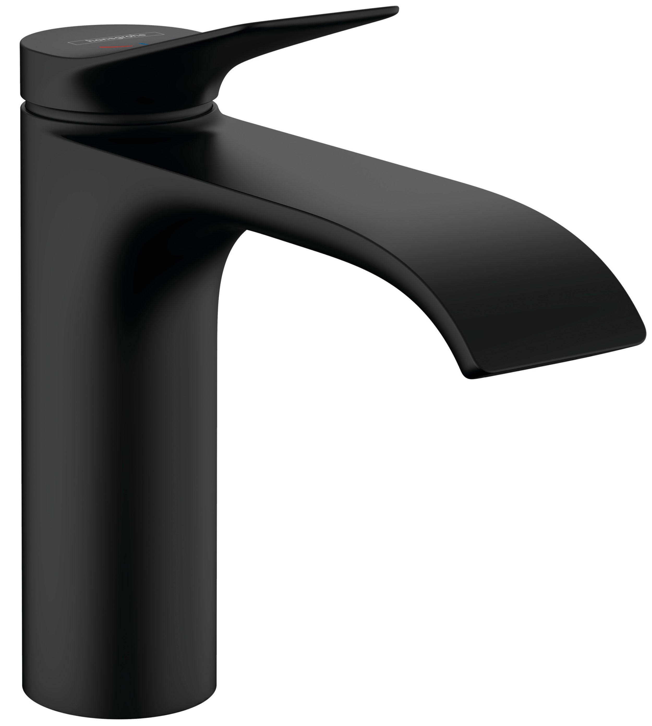 Hansgrohe Vivenis mitigeur de lavabo sur pied noir 75024670