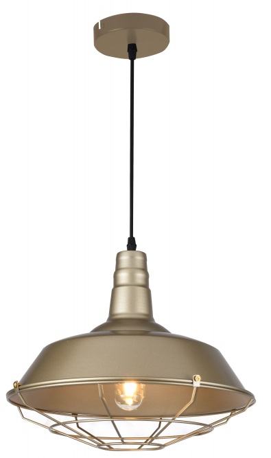 GTV Solen lampe suspendue 1x40 W doré OS-SOL2-40-DEC