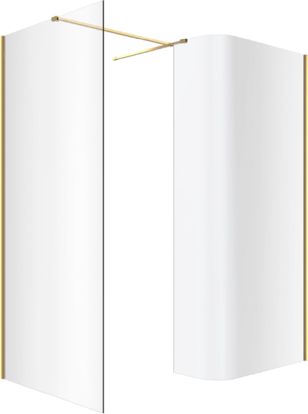 Set paroi de douche walk-in Excellent Vidoq KAEX.1507.930.LP.GL, paroi de douche walk-in Excellent Vidoq KAEX.1506.900.LP.GL
