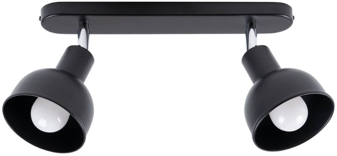 Sollux Lighting Elba plafonnier 2x15 W noir SL.1317