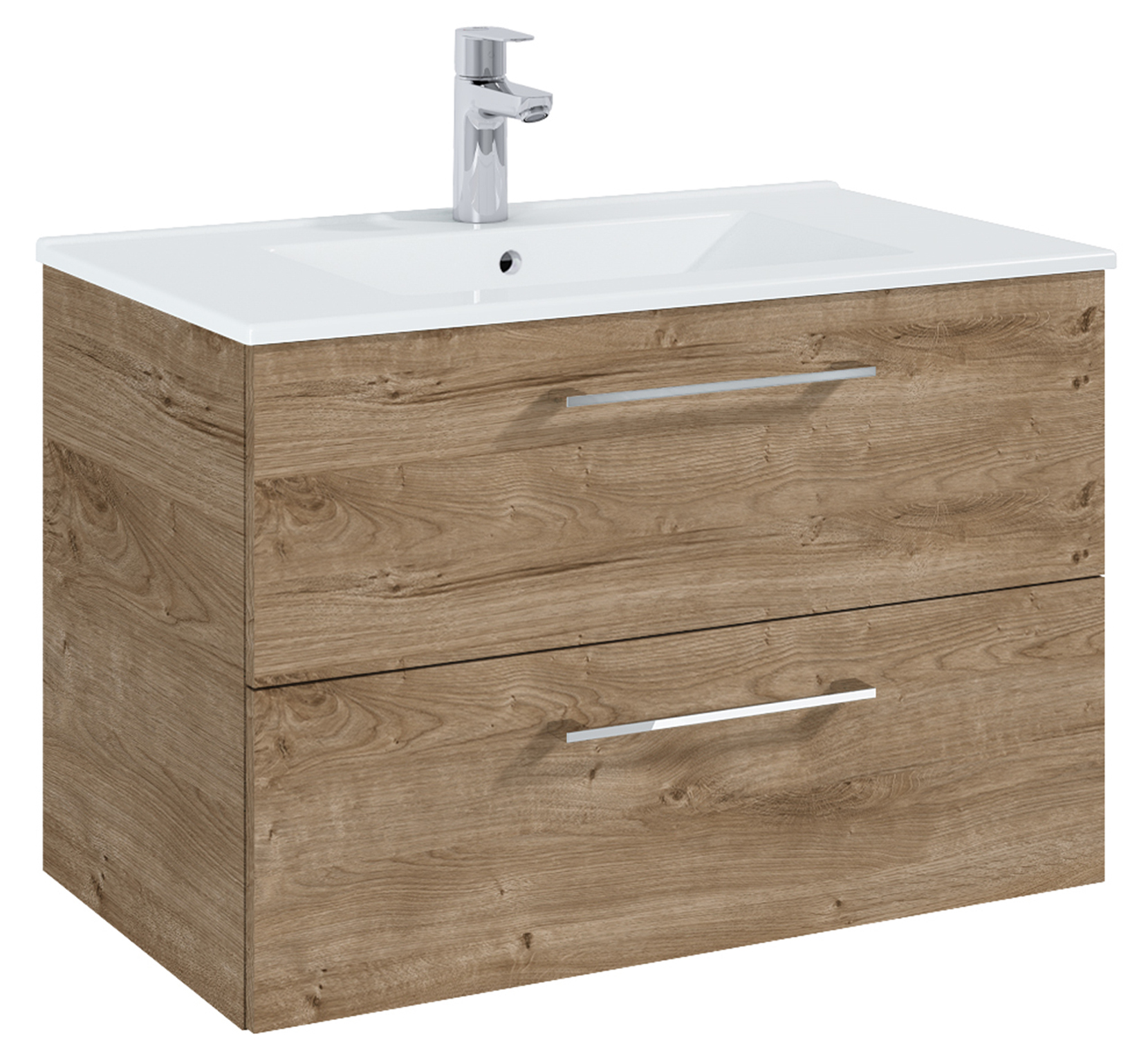 Roca Roma armoire 80x45.6x53 cm sous-lavabo suspendu chêne A857950808