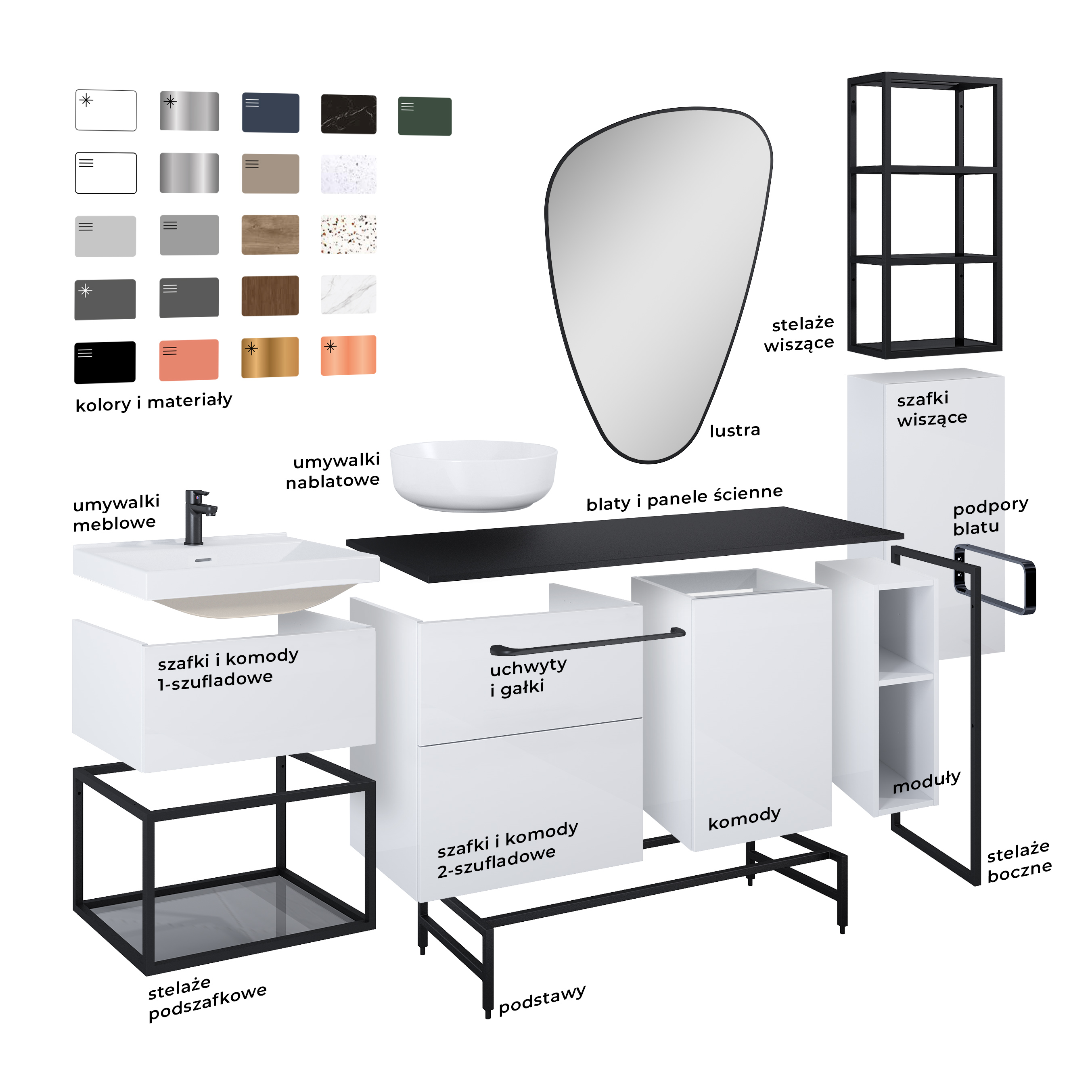 Elita Look armoire 100x44.9x63.5 cm sous-lavabo suspendu chêne RE011000027050