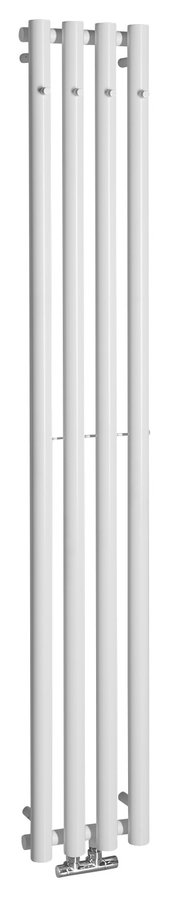 Sapho Pilon radiateur de salle de bain décoratif 180x27 cm blanc IZ121T
