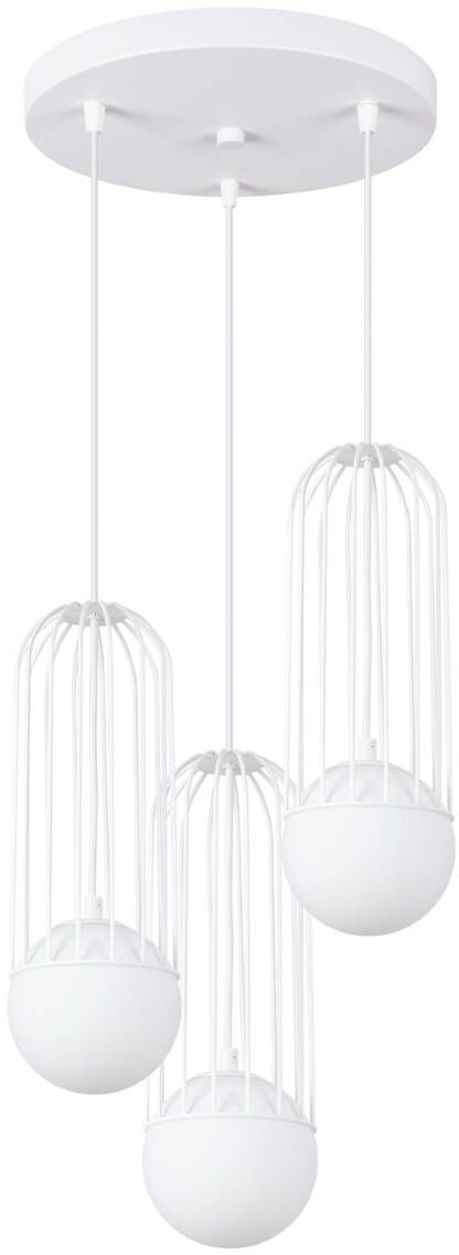Sollux Lighting Brina lampe suspendue 3x8 W blanc SL.1335