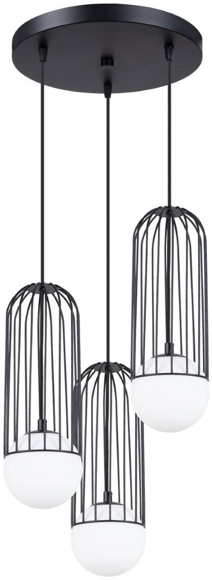 Sollux Lighting Brina lampe suspendue 3x8 W noir SL.1336