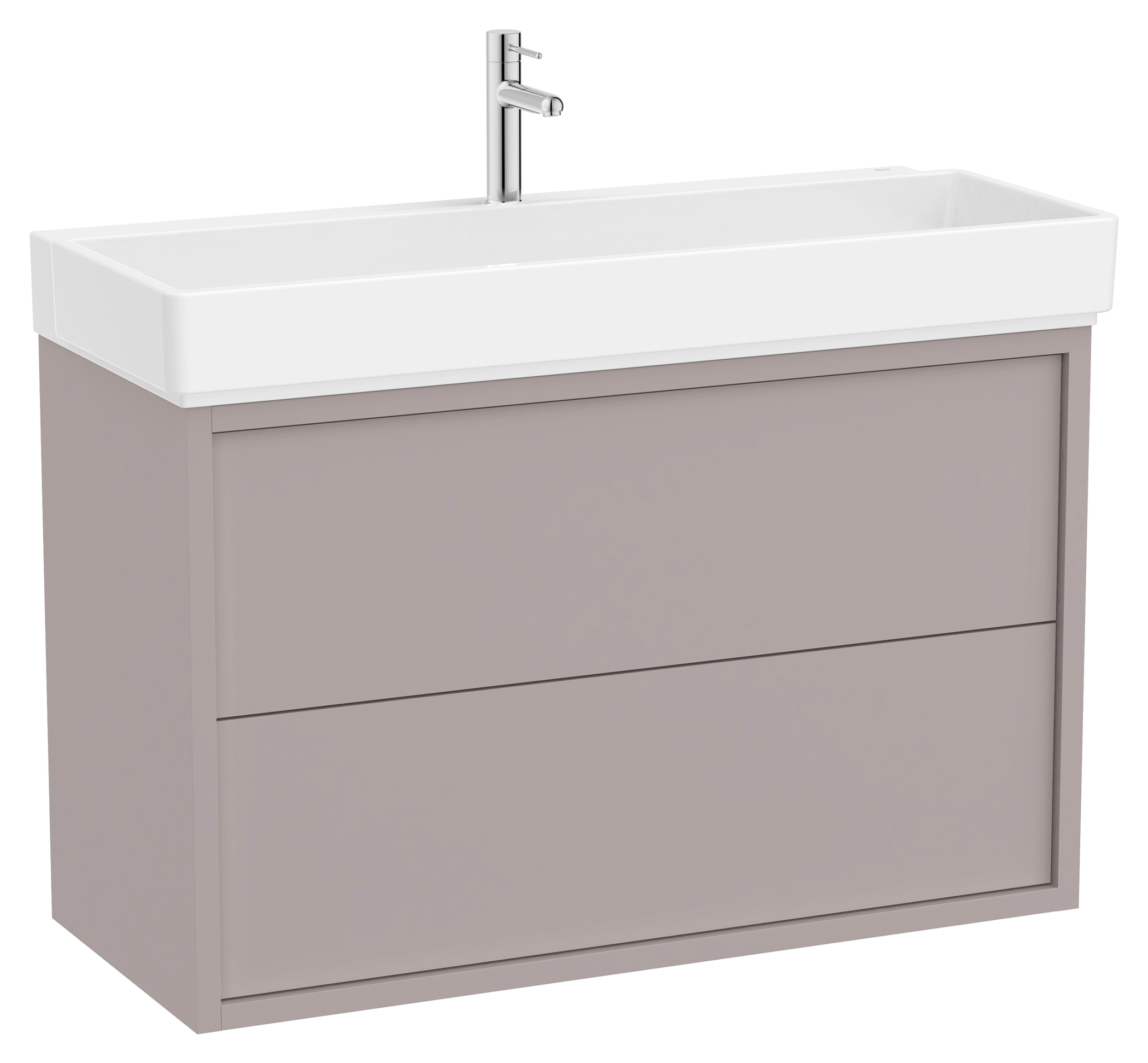 Roca Tura lavabo avec meuble 100 cm grise A852035559
