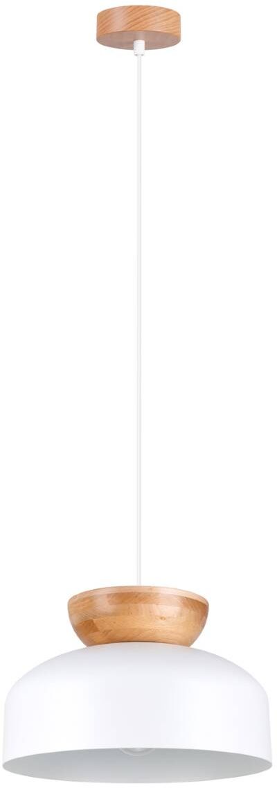Sollux Lighting Marion lampe suspendue 1x15 W blanc-bois SL.1350