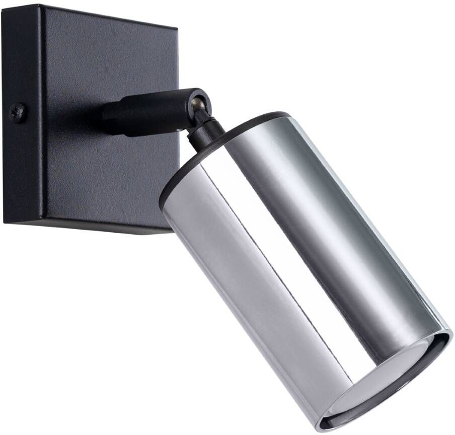 Sollux Lighting Winx applique murale 1x10 W noir-chrome SL.1366