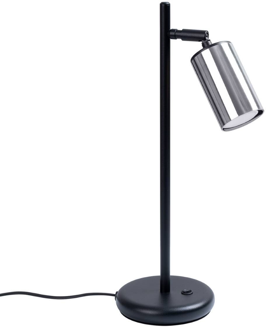 Sollux Lighting Winx lampe de bureau 1x10 W noir-chrome SL.1373