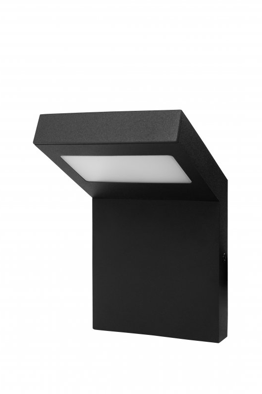 GTV London applique murale extérieure 1x10 W noir LD-LON10WA-10