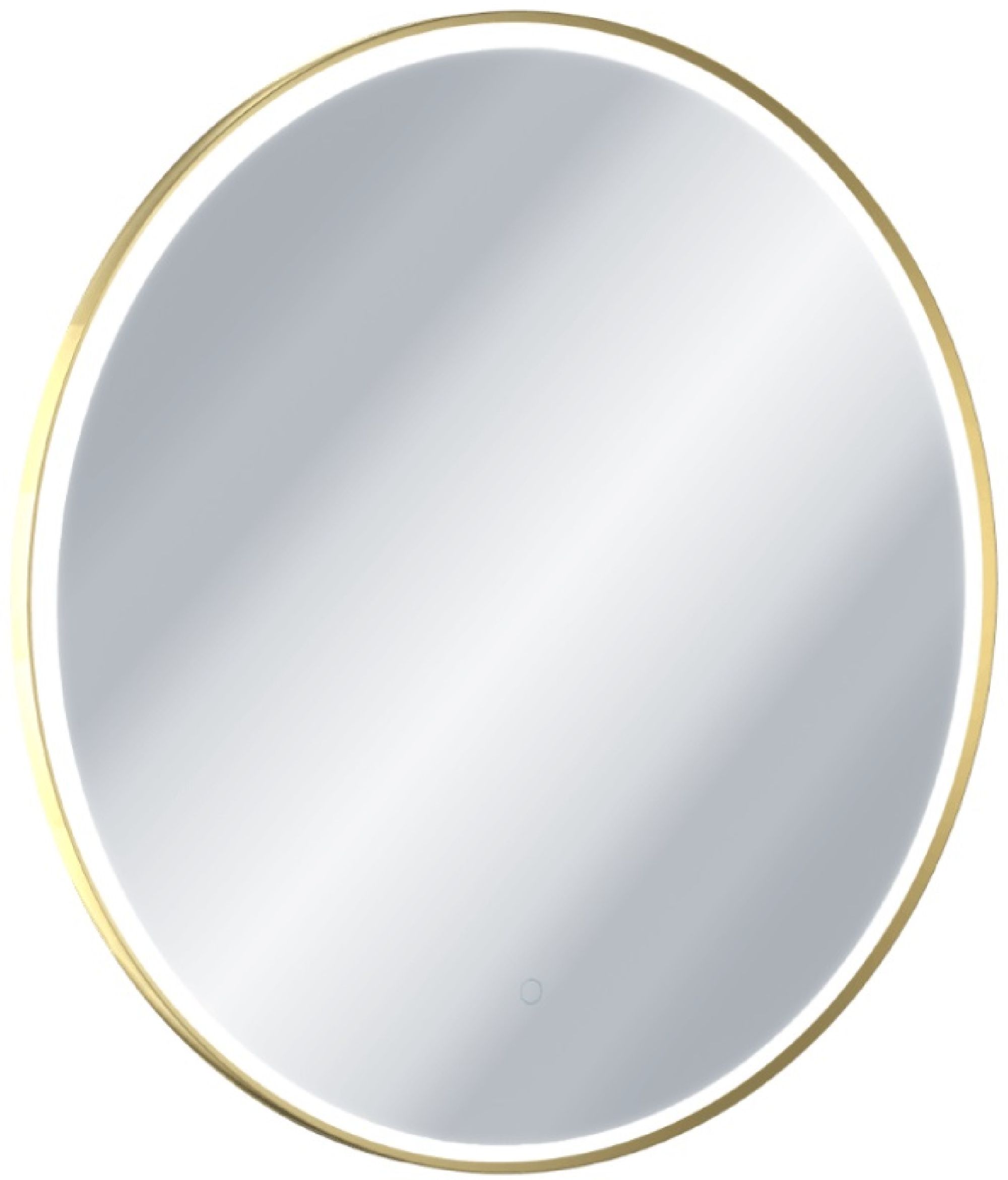Excellent Corido miroir 100x100 cm circulaire avec éclairage oui doré DOEX.CO100.GL