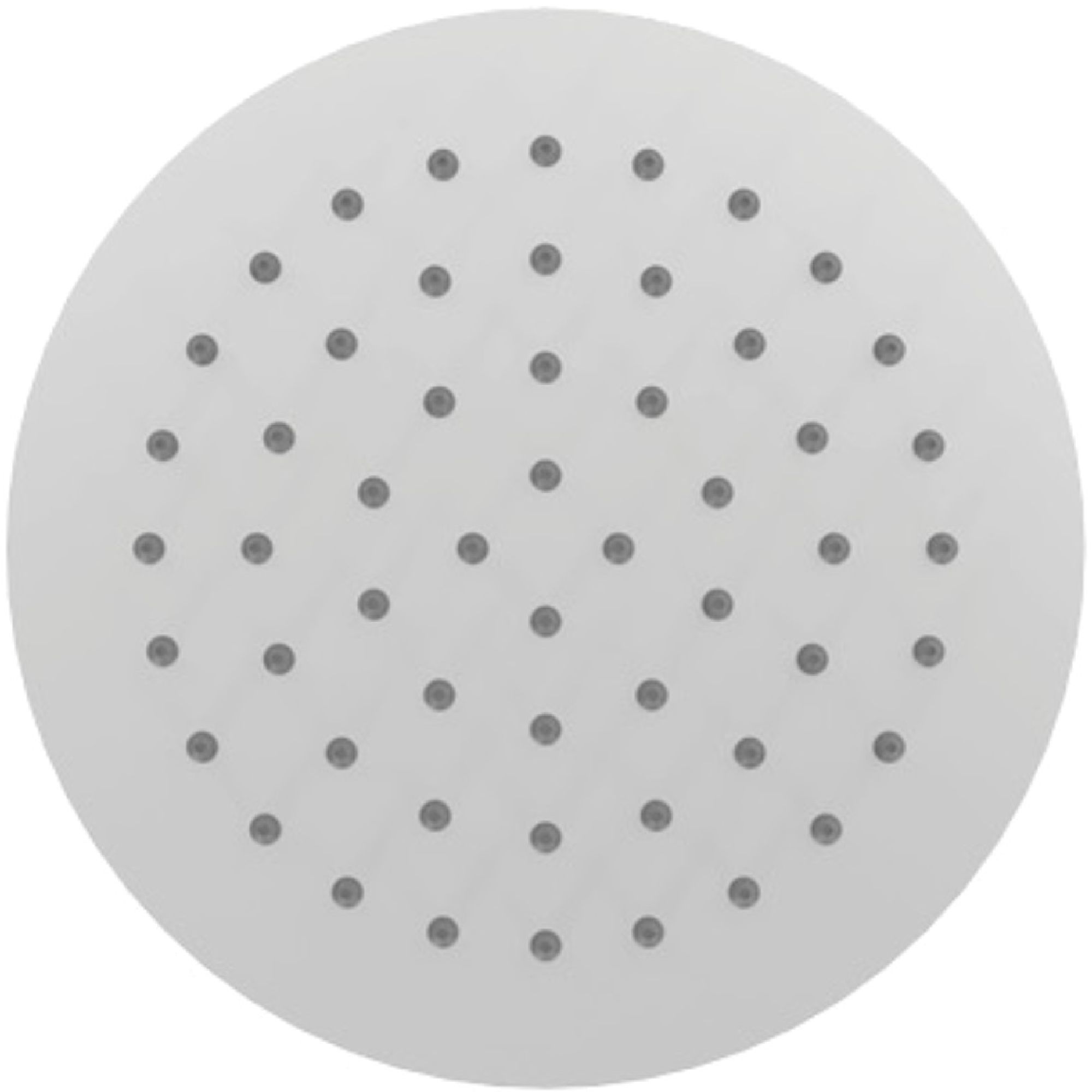 Excellent pommeau de douche 25x25 cm circulaitre blanc AREX.3025WH