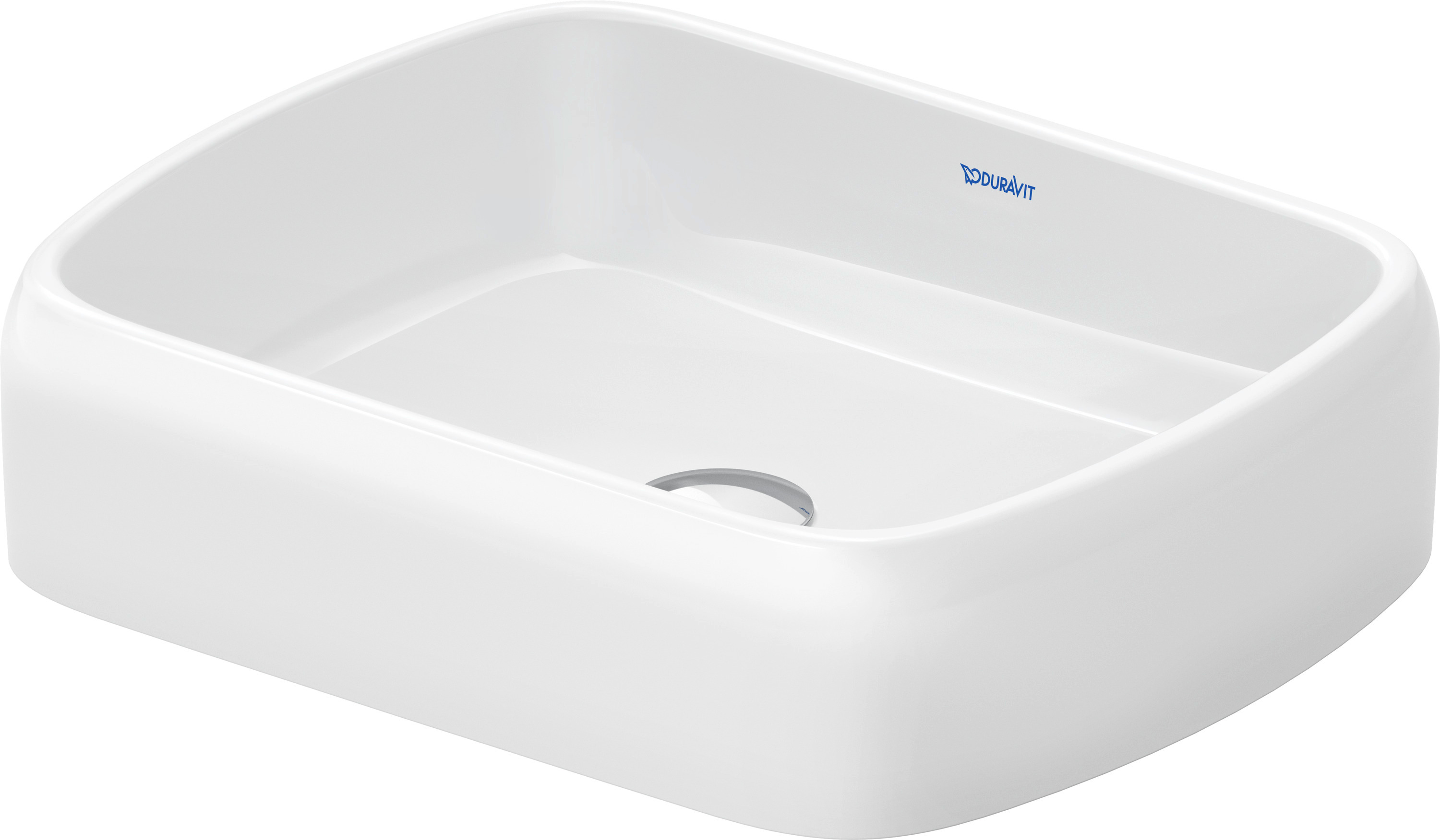 Duravit Qatego lavabo 50x40 cm rectangulaire à poser blanc 2384500079