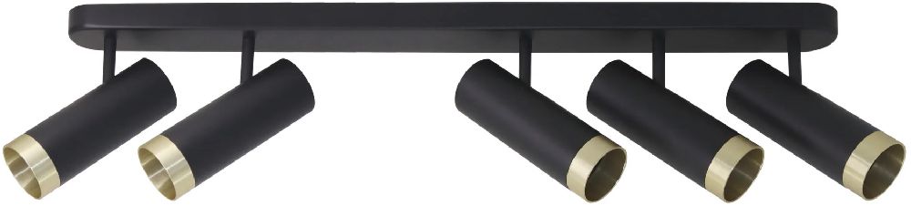 Goldlux Fado plafonnier 5x10 W noir 326027