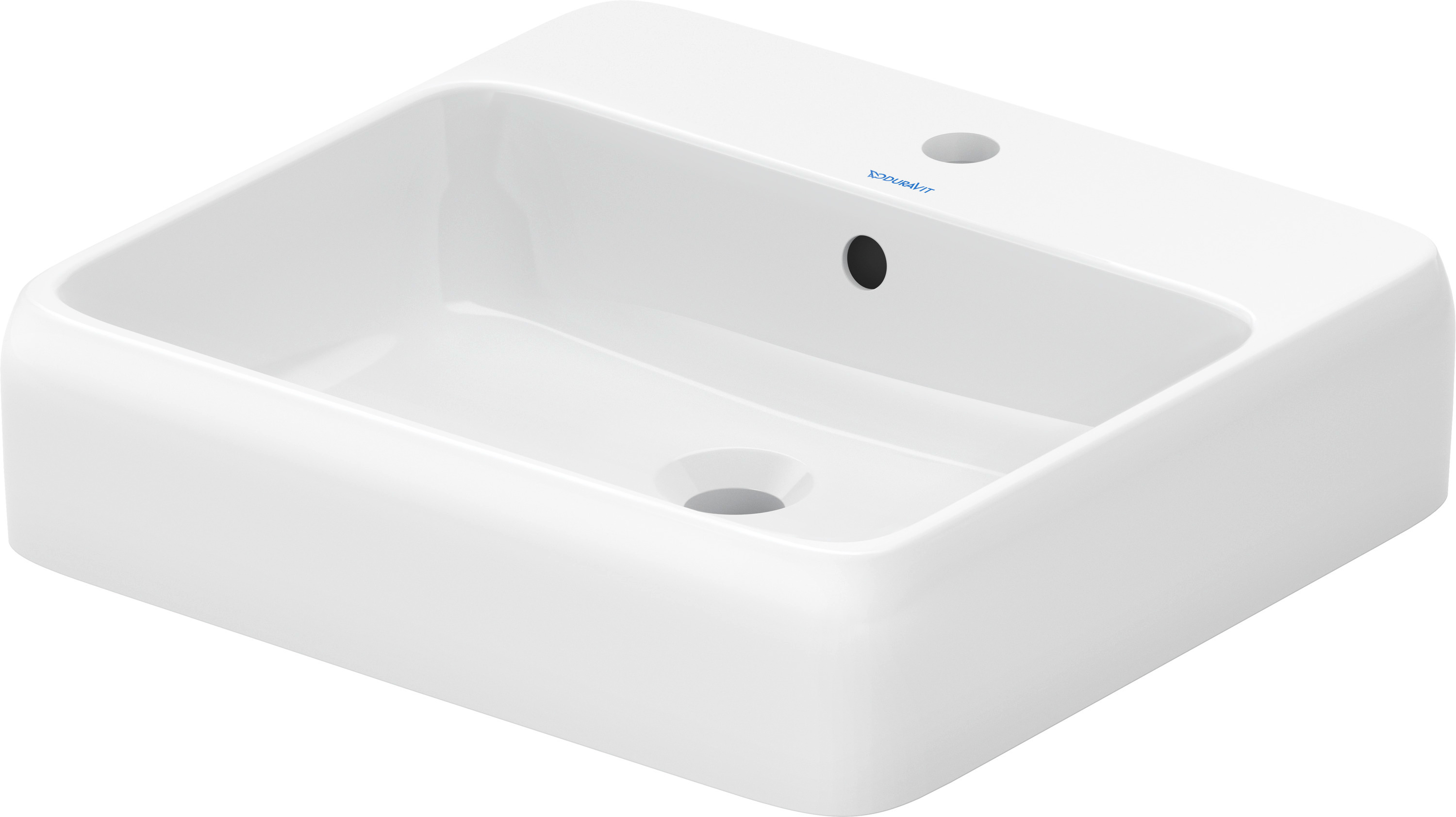 Duravit Qatego lavabo 50x47 cm rectangulaire à poser blanc 2385500027