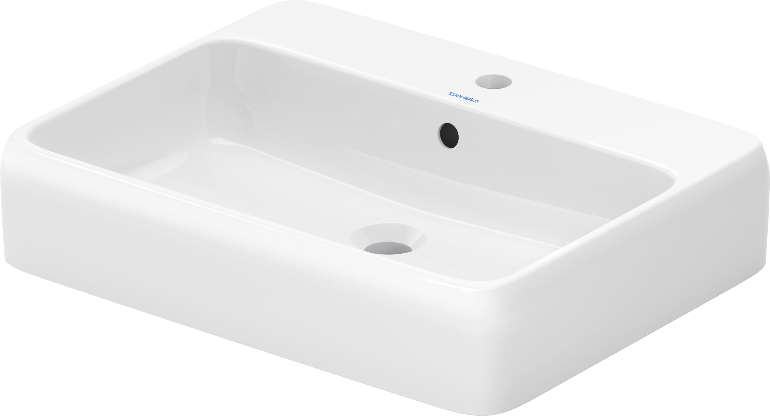 Duravit Qatego lavabo 60x47 cm rectangulaire à poser blanc 2385600027