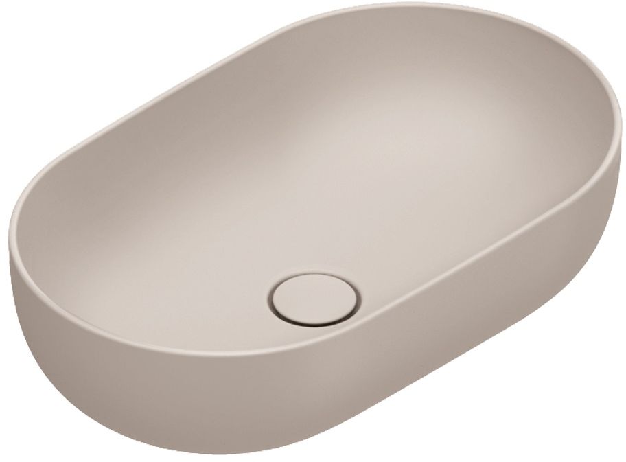 Catalano Sfera lavabo 60x37 cm ovale à poser marron/beige 0522610031