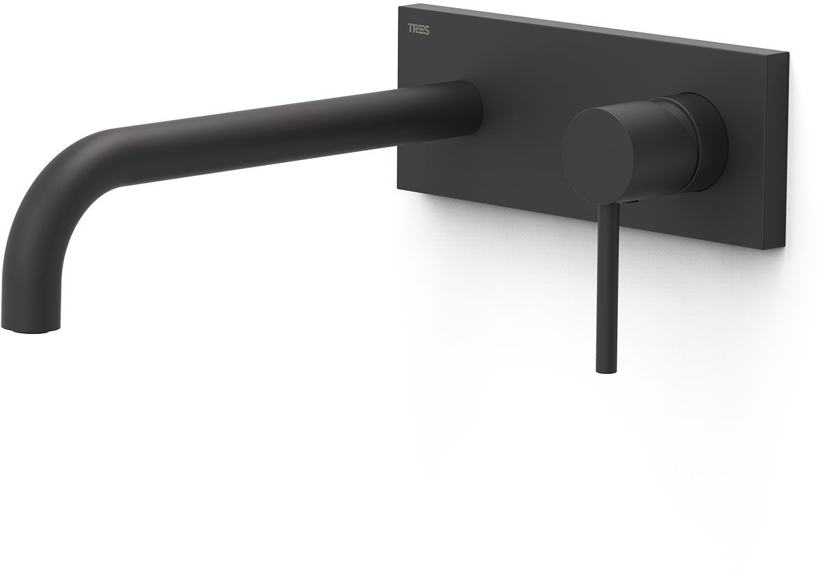 Tres Study mitigeur de lavabo encastrée noir 26230032NM