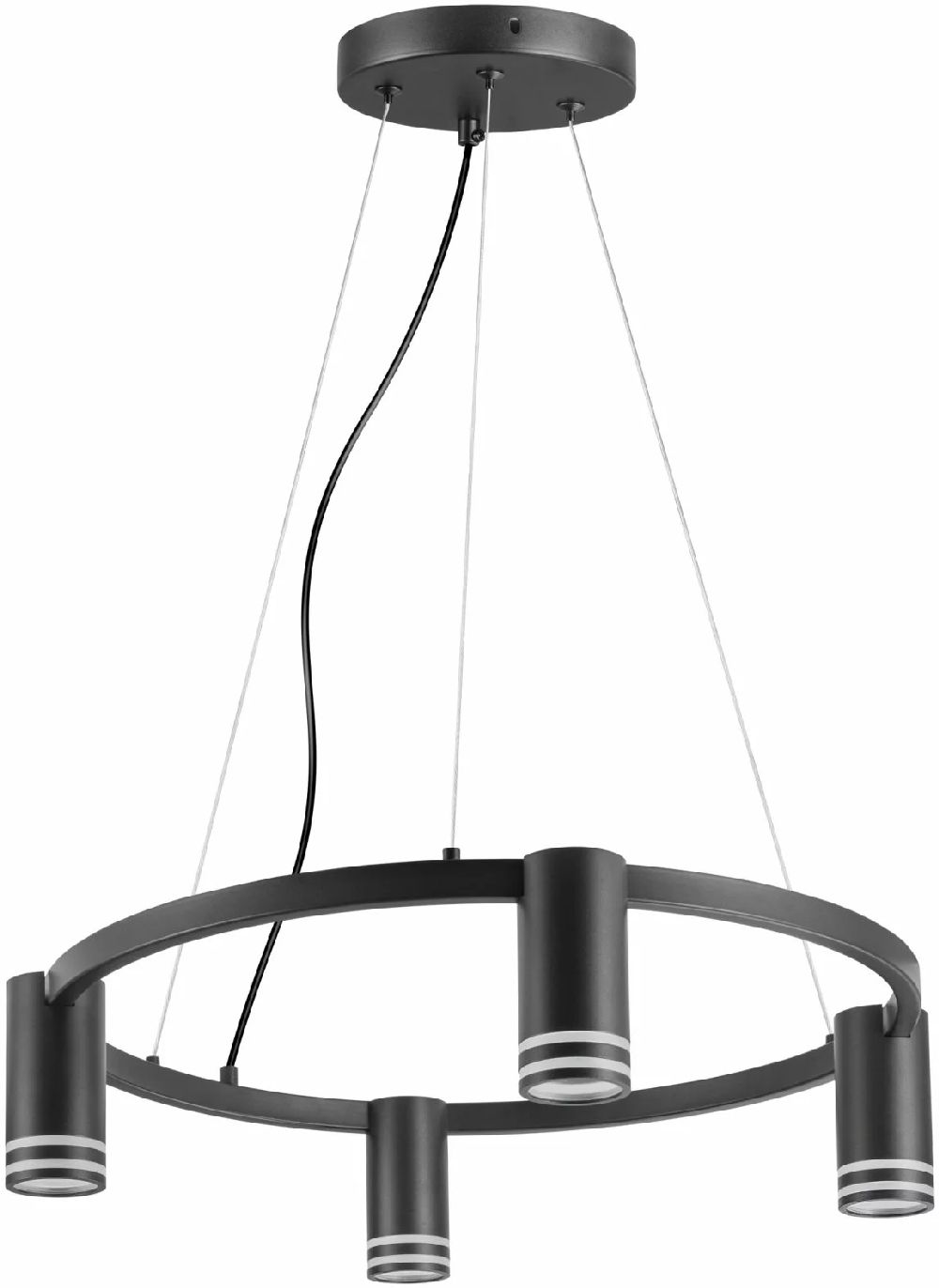 Goldlux Roma lampe suspendue 4x10 W noir 327567