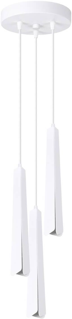 Sollux Lighting Prysm lampe suspendue 3x8 W blanc SL.1398