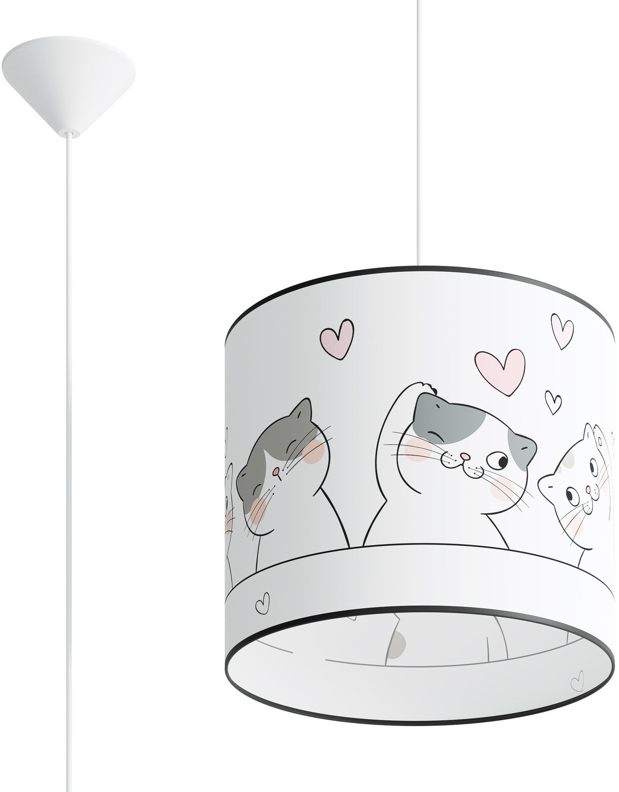 Sollux Lighting Cat lampe suspendue 1x15 W multicolore SL.1418