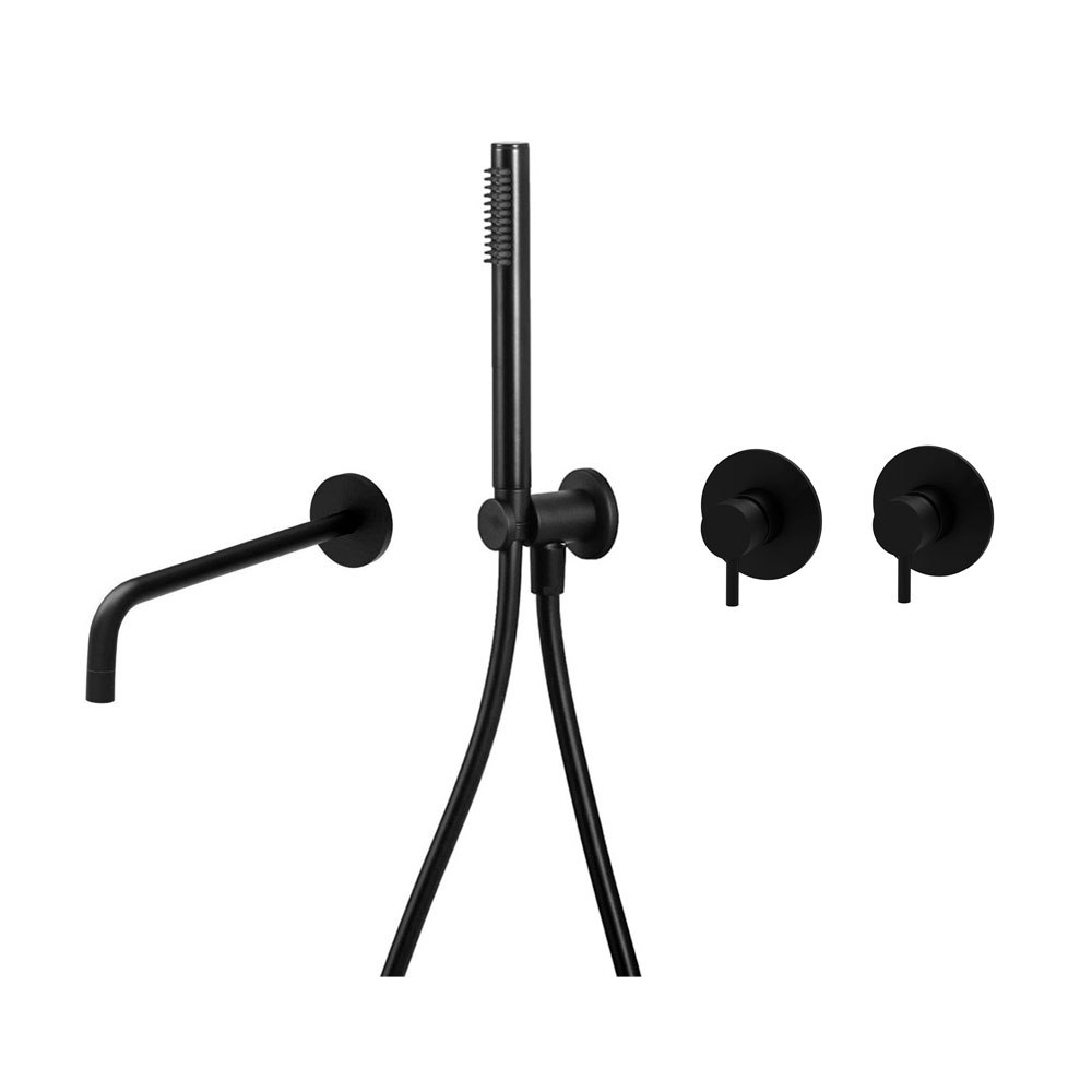 Paffoni Light mitigeur bain-douche encastrée noir LIG010NO70ZWW