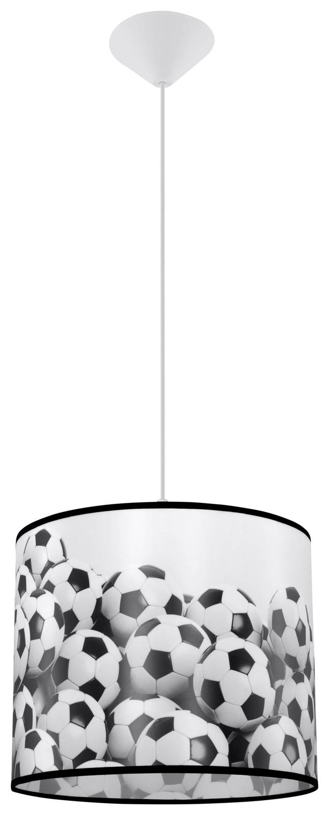 Sollux Lighting Piłka lampe suspendue 1x15 W blanc-noir SL.1426