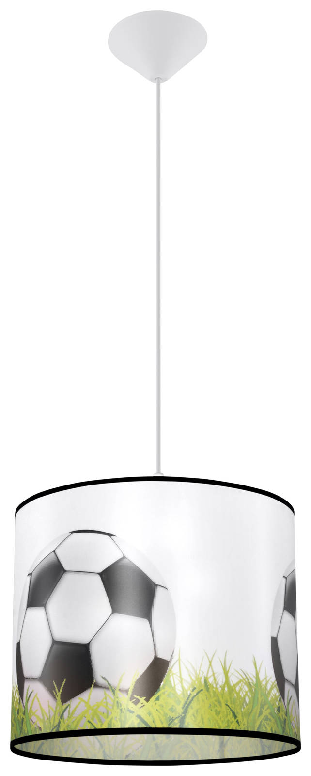 Sollux Lighting Piłka lampe suspendue 1x15 W blanc-noir-vert SL.1428