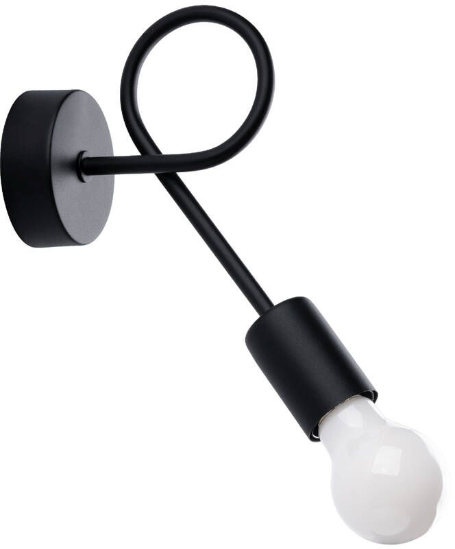 Sollux Lighting Levar applique murale 1x15 W noir SL.1454