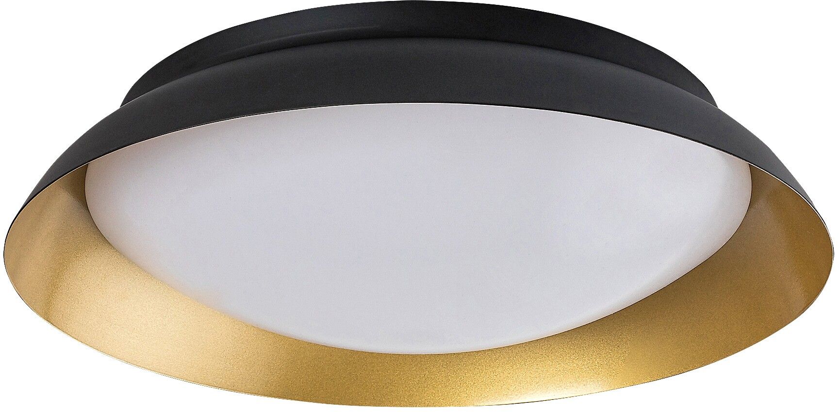 Rabalux Hafsa plafonnier 1x24 W noir-doré 71187