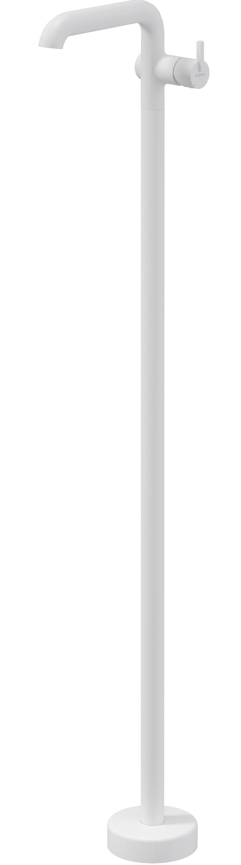 Deante Silia mitigeur de lavabo sur pied blanc BQS_A2KK