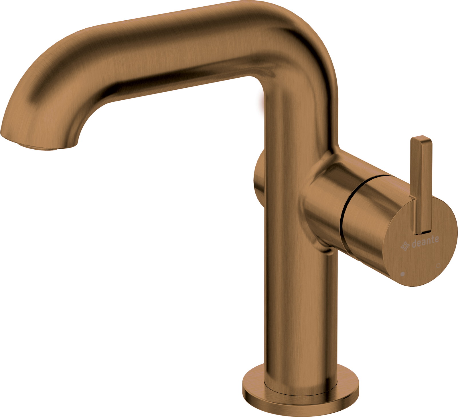 Deante Silia mitigeur de lavabo sur pied laiton/brun antique BQS_C24M