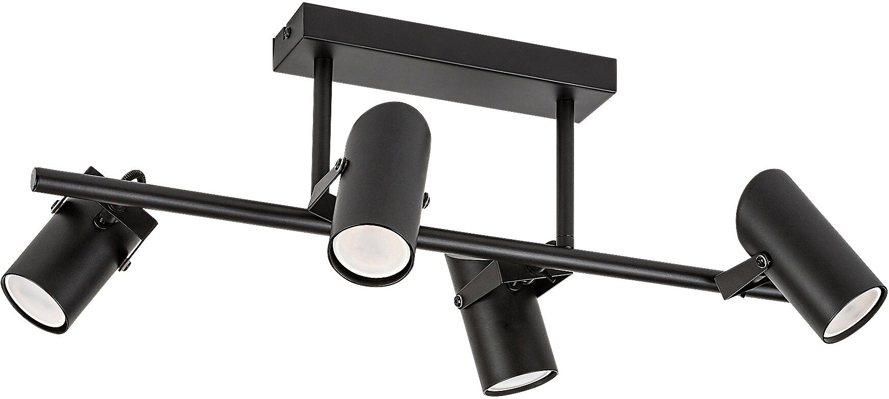 Rabalux Maximilian plafonnier 4x25 W noir 73044