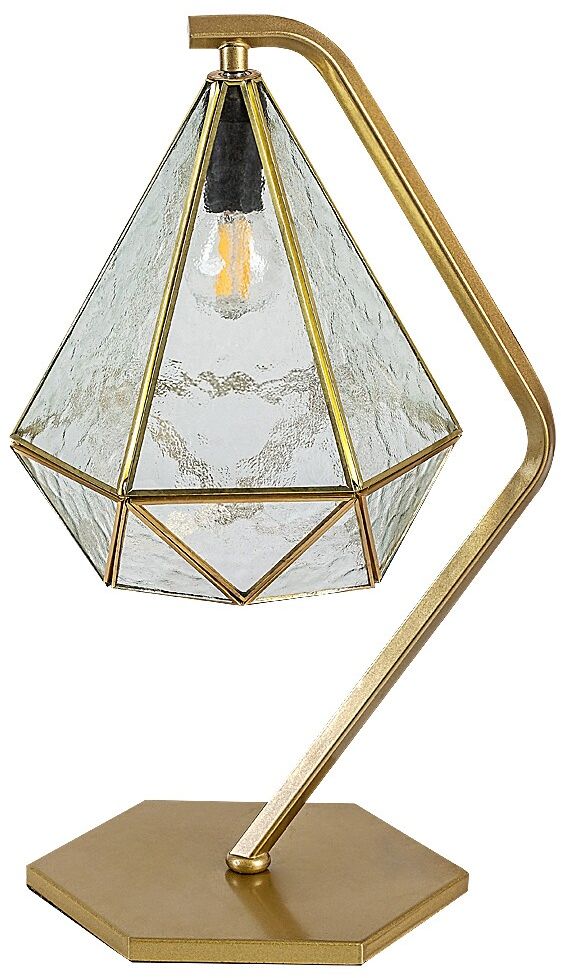 Rabalux Norah lampe de table 1x40 W transparent-doré 74201