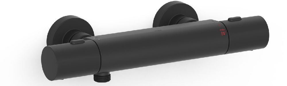 Tres Over-Wall mitigeur de douche murale oui noir 19016401NM