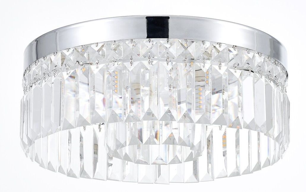 Rabalux Sybil plafonnier 6x28 W chrome-transparent 75036