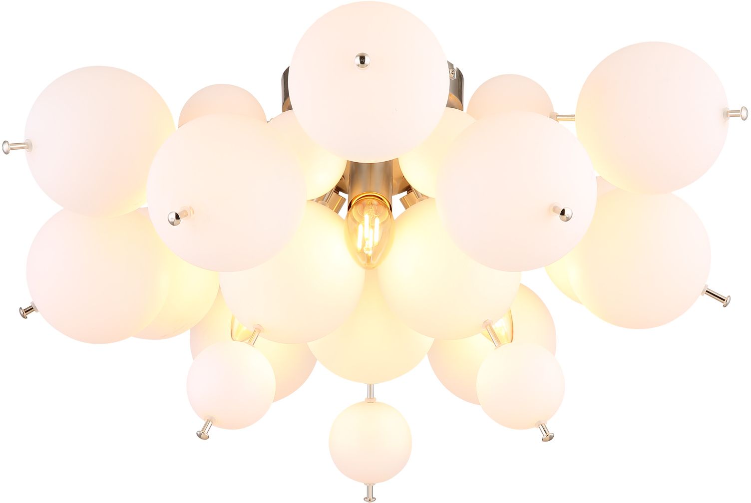 Globo Lighting Udo plafonnier 3x25 W blanc-nickel 15633DO