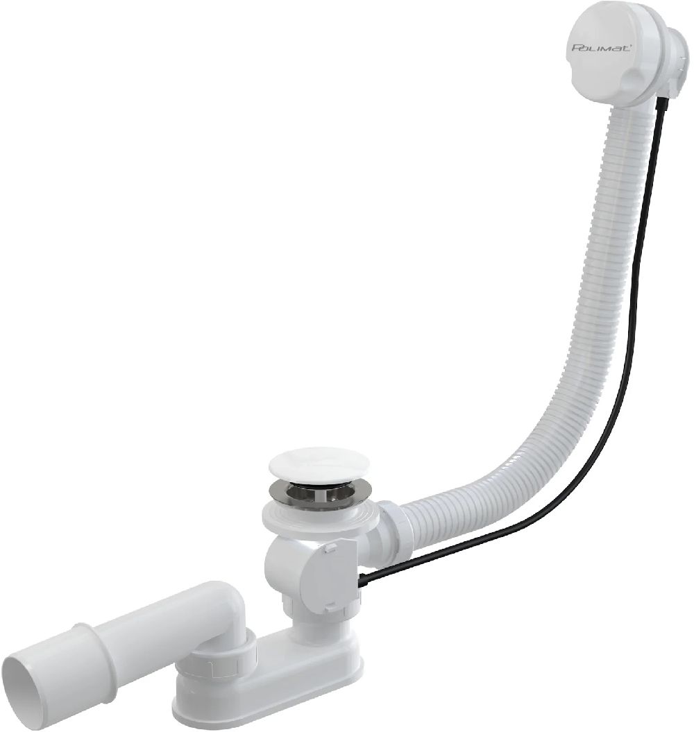 Polimat siphon de baignoire blanc 6103064