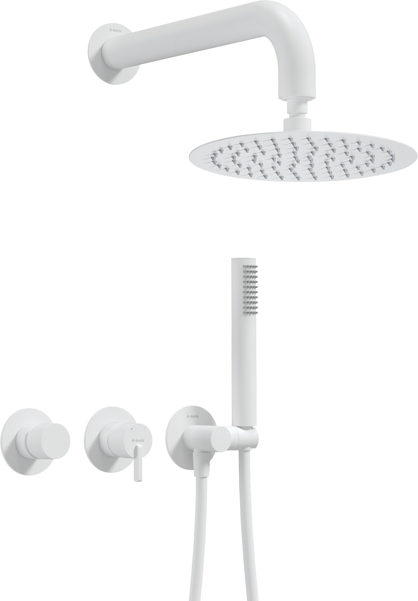 Deante Silia ensemble de douche encastré oui blanc NQS_A0YK