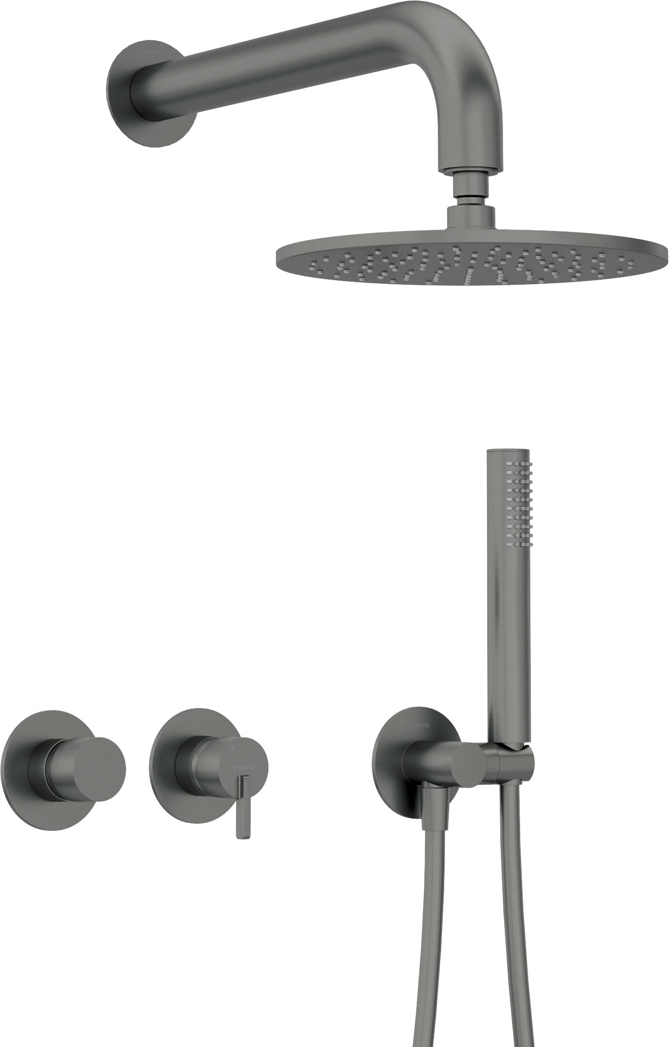 Deante Silia ensemble de douche encastré oui graphite NQS_D0YK