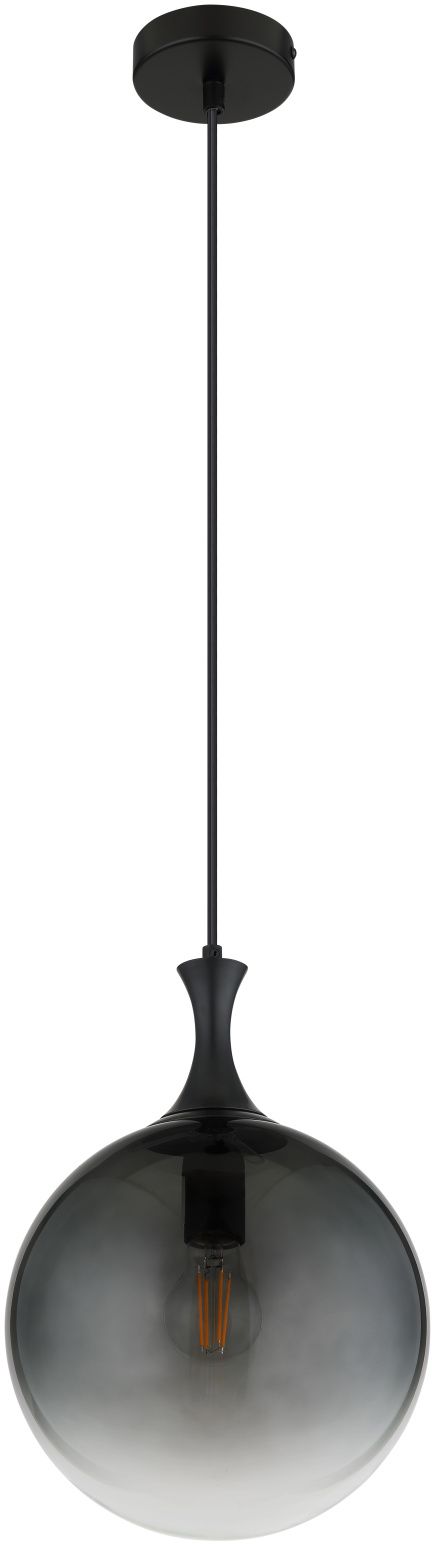 Globo Lighting Dalton lampe suspendue 1x10 W noir-fumé 15885H