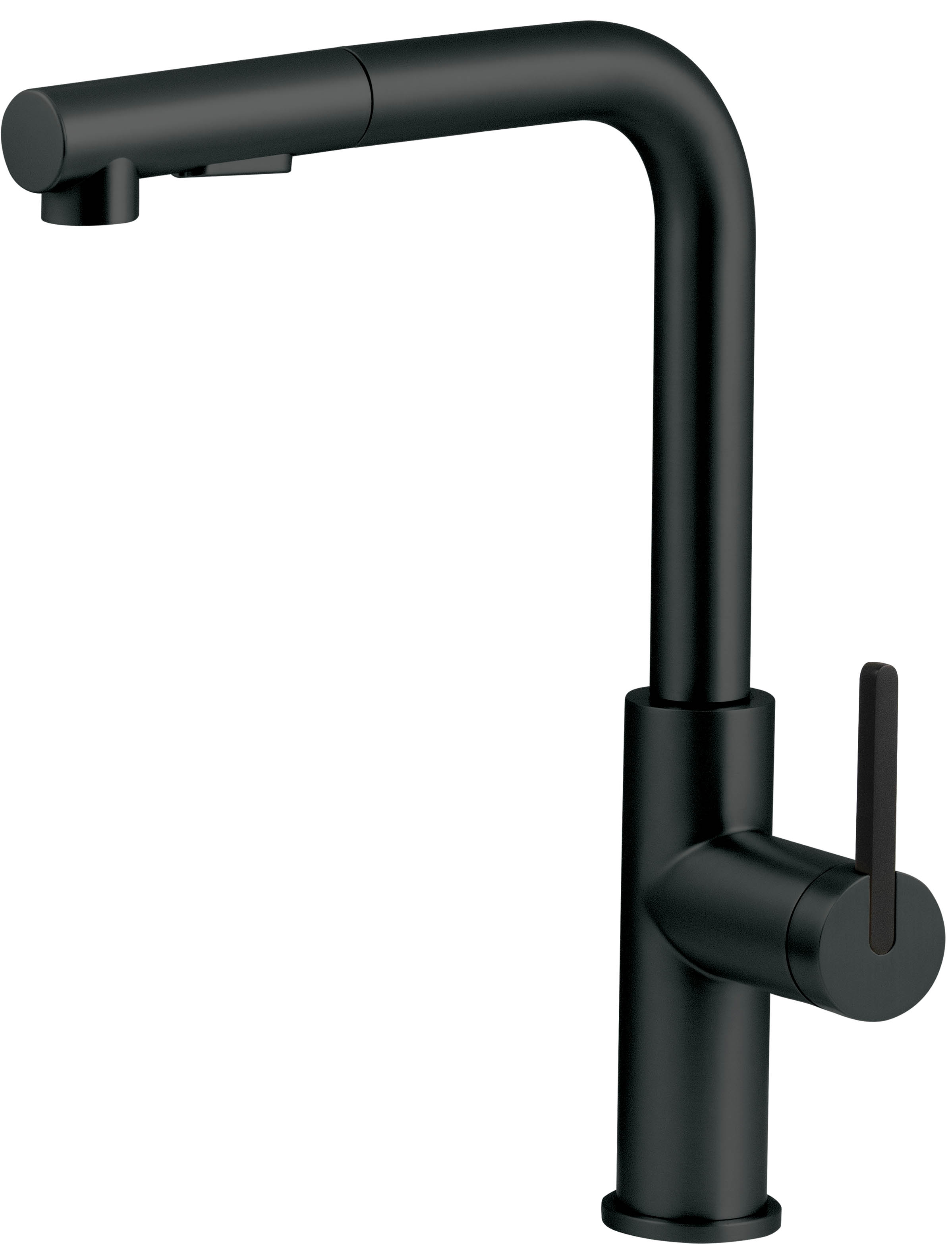 Deante Momi mitigeur de cuisine sur pied noir BKM_N73M