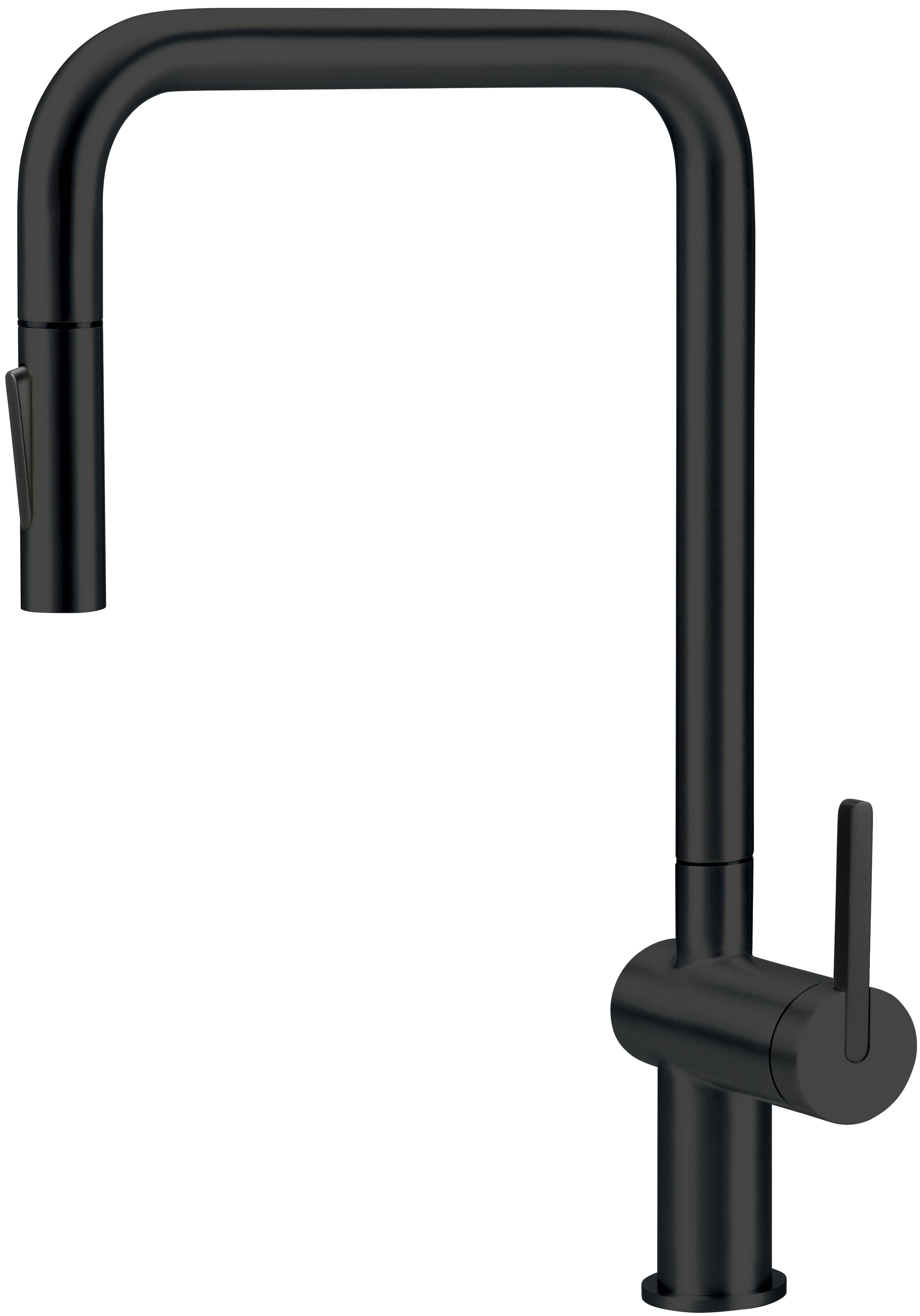 Deante Momi mitigeur de cuisine sur pied noir BKM_N73N